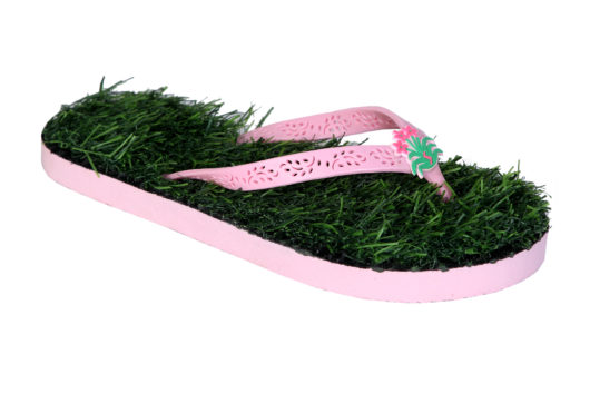 Remson India Grass Pink Slippers