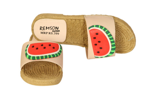 Remson India Fashion Pink Watermelon Slippers - Image 2