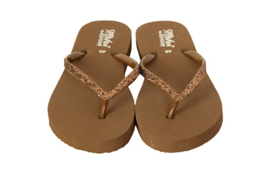 Springirl Fashion Designer Casual Daily Wear Stylish Brown Flat Slippers