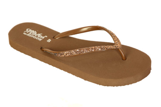 Springirl Fashion Designer Casual Daily Wear Stylish Brown Flat Slippers